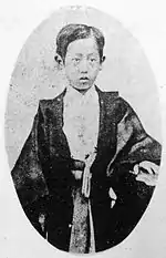 Photographie du jeune Tokugawa Iesato