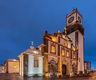 La Igreja de São Sebastião (Ponta Delgada)&nbsp;(pt). Juillet 2020.