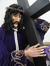 Nosso Senhor dos Passos, icône de procession&nbsp;(pt) (XVIIIe&nbsp;siècle, église de Saint-François d'Assise&nbsp;(pt), Sabará).