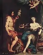 Alessandro e Diogene (autre peinture) XVIIIe&nbsp;siècle