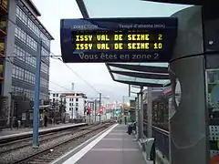 Borne du Système d'information en ligne (SIEL).