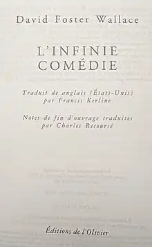 L'Infinie Comédie