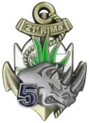 Insigne de la 5e&nbsp;compagnie de préparation opérationnelle.