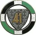 Insigne régimentaire du 41e&nbsp;régiment d’infanterie (1936 - 1940)