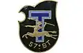 Insigne régimentaire du 57e&nbsp;bataillon de Transmissions.