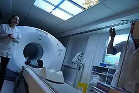 Présentation de matériel lors de portes ouverte pour la journée.