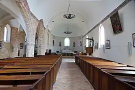 Intérieur de l'église.