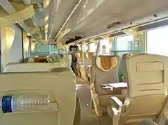 Intérieur d'une voiture de 1re&nbsp;classe A8tu.