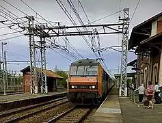 Intercités à Caussade, en 2015.