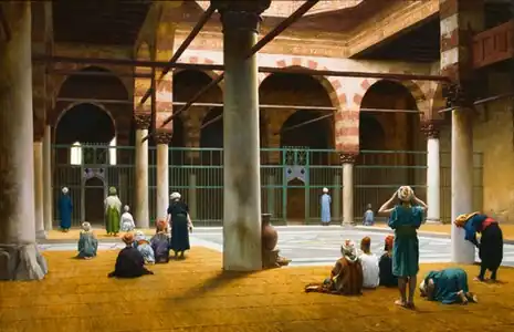 Intérieur d'une mosquée, Jean-Léon Gérôme, 1890-1899
