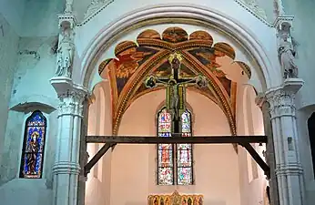 Crucifix peint sur bois, par Giovanni da Rimini