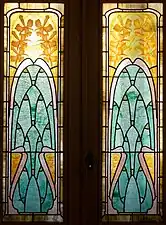 Jacques Gruber, vitraux aux iris jaunes, Saint-Germain-en-Laye, musée départemental Maurice-Denis.