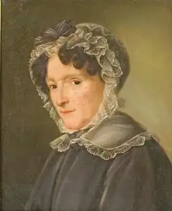 Portrait présumé de la mère de l'artiste, Marie Bourdereau, veuve Proteau, non daté, localisation inconnue.