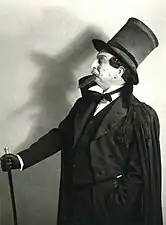 Rado Nakrst&nbsp;(sr) dans une pièce d'Ivan Cankar en 1953