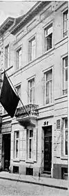 La maison de Gabriel Van Dievoet, rue Souveraine, 91, à Ixelles.