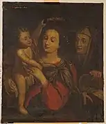 Jésus couronnant sa mère, XVIIIe&nbsp;siècle, dépôt de l'hôpital.