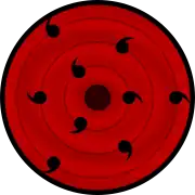 Représentation de l’œil au milieu du front de la mère du Sage des six chemins