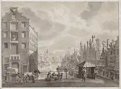 Nouveau quartier d’au-delà de l'enceinte à Amsterdam, 1775.