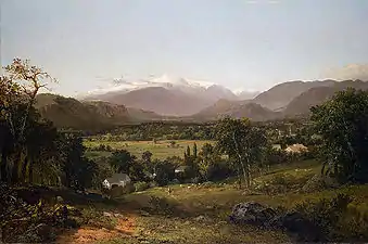 Le Mont Washington depuis la Vallée de Conway, 1869, Wellesley College Museum, Wellesley