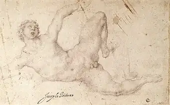 Joueur qui trébuche, années 1530, musée des Offices.