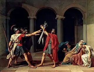 Le Serment des Horaces,Jacques-Louis David