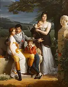 Barbier-Walbonne, Portrait d'Antoine Georges François de Chabaud-Latour et sa famille, 1806 (Providence, Rhode Island School of Design Museum)