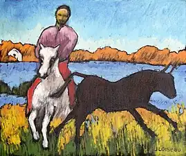 Camargue sauvage (1996). (54&nbsp;×&nbsp;65&nbsp;cm)