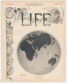 Couverture de Life, par James Montgomery Flagg.