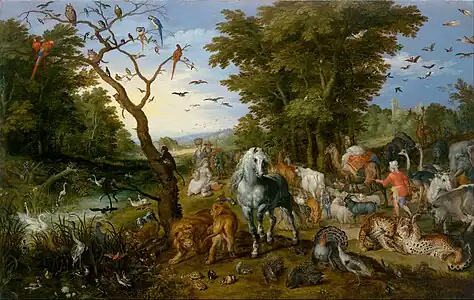 L'Entrée des animaux dans l'arche de Noé