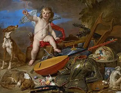 Amour vainqueur (avec Paul de Vos), années 1640, Vienne, musée d'Histoire de l'art.