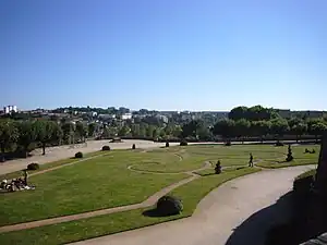Une partie du jardin à la française