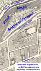 Lotissement des religieuses Saint-Gervais à l’est de la rue de Turenne en 1652
