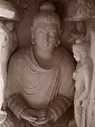 Buddha. Site de Jaulian. Taxila Ve siècle.