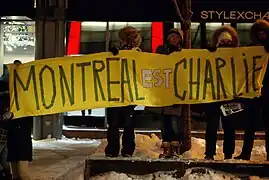 Montréal, par −26&nbsp;°C, 7 janvier 2015.