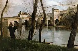 Le pont de MantesCorot, 1868.