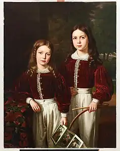 Portrait de deux enfants, probablement les fils de M.&nbsp;Almeric Berthier, comte de LaSalle (1841), musée d'Art de Dallas.