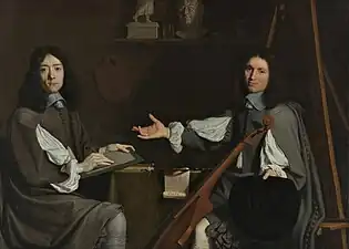 Jean-Baptiste de Champaigneet son ami Nicolas de Plattemontagne 1654