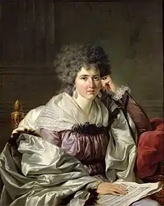 Jean-Charles Nicaise Perrin, Madame Nicaise Perrin, née Catherine Deleuze (vers 1800).
