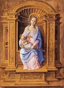 Vierge à l'Enfant de Jean Poyer (Musée du Louvre) XVe siècle
