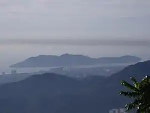 L'île vue depuis Penang