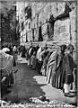 « Juifs devant le Mur occidental », entre 1900 et 1946.