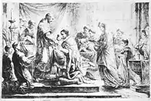 Joachim II Hector de Brandebourg reçoit le communion sous les deux espèces, 1783