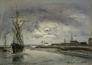 Le Port de Honfleur, 1875Yale University Art Gallery, New Haven.