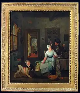 Intérieur avec personnages (n. d., musée de Dordrecht).