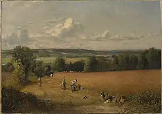 Le champ de blé, 1816, huile sur toile, 54,6 × 78,1 cm, Clark Art Institute.