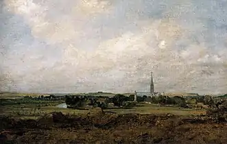 Salisbury vue des champsJohn ConstableDon Percy Moore Turner