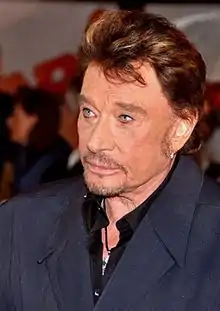 Johnny Hallyday en 2012.