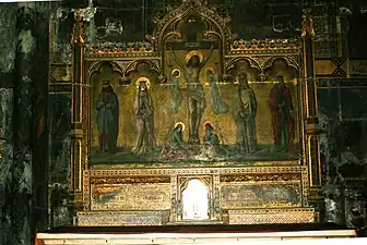 Retable néo-gothique de Joseph Guichard (1806-1880).