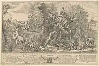 La Translation de la sainte Maison de Lorette, Joseph Heintz le jeune, env. 1650.