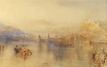 Lucerne vue du lacWilliam Turner, 1845Morgan Library, New York City